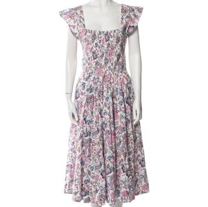 Caroline Constas Dress S NWT Emerson Cotton Midi A-Line Cottagecore Prairie